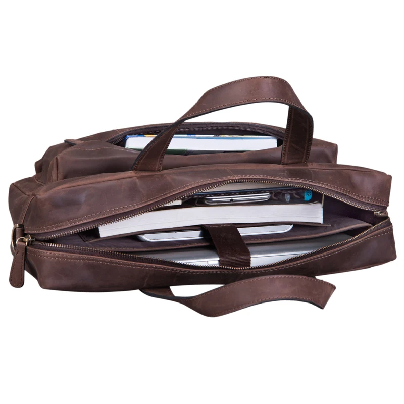 "Erich" Vintage Leder Bürotasche