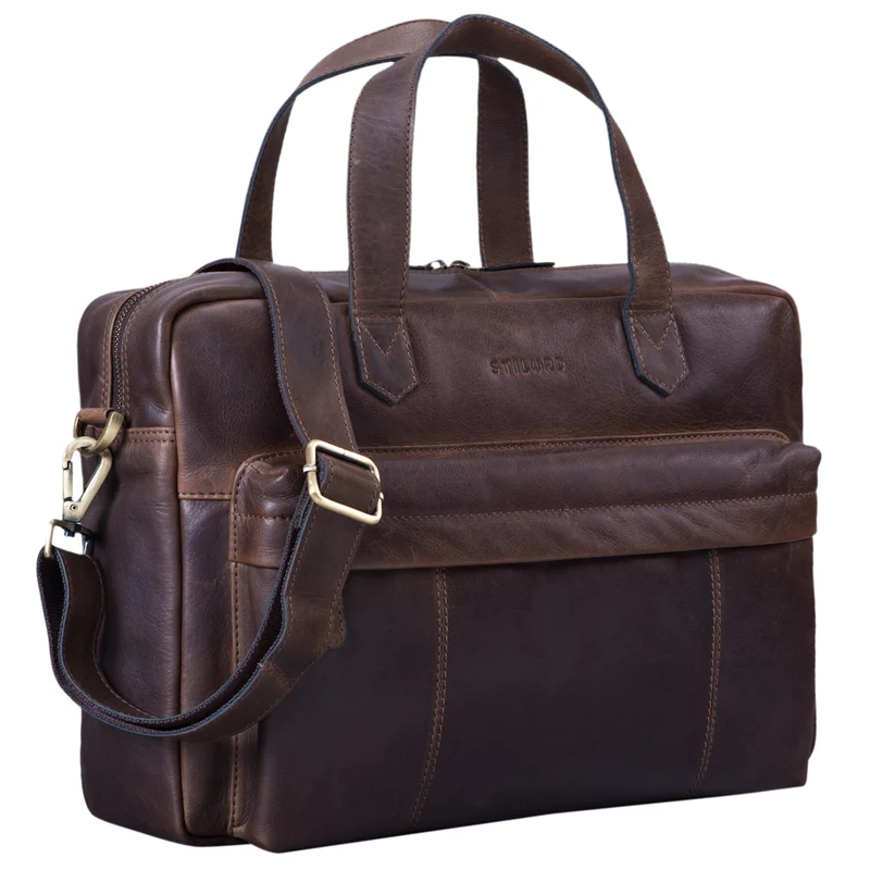 "Erich" Vintage Leder Bürotasche