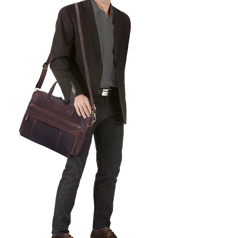 "Erich" Vintage Leder Bürotasche