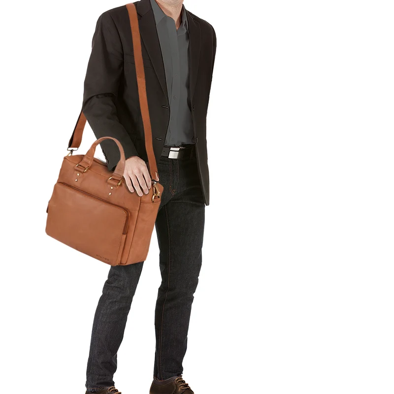 "Jack" Ledertasche Aktentasche Herren