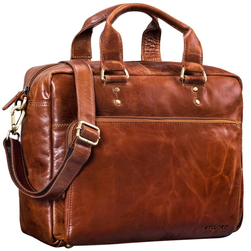 "Jack" Ledertasche Aktentasche Herren