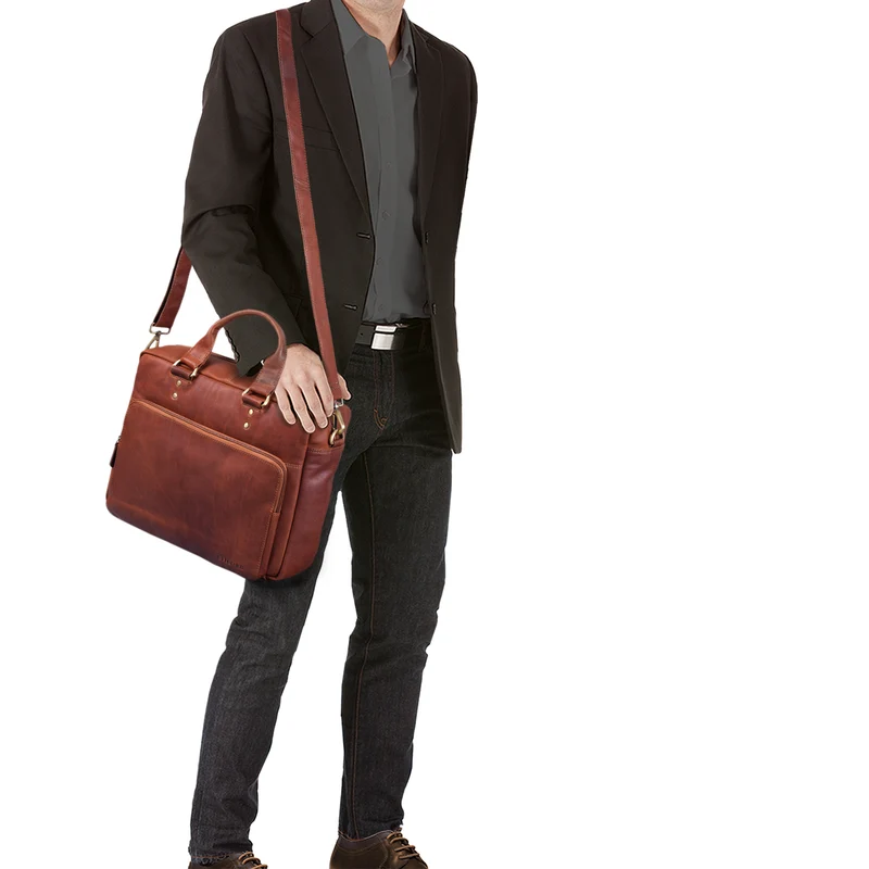 "Jack" Ledertasche Aktentasche Herren