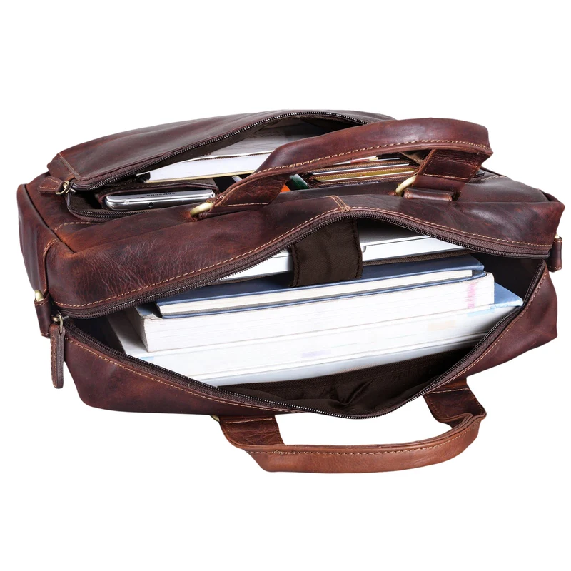 "Jack" Ledertasche Aktentasche Herren