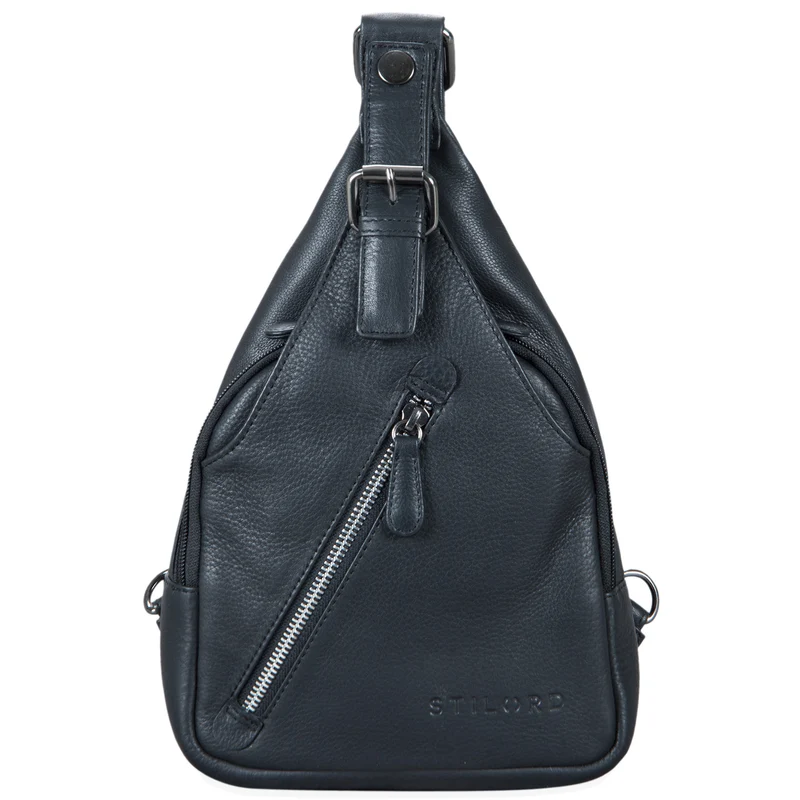 "Odysseus" Vintage Brusttasche Leder