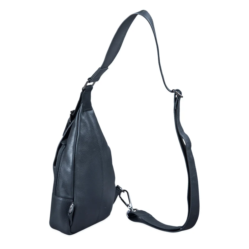 "Odysseus" Vintage Brusttasche Leder