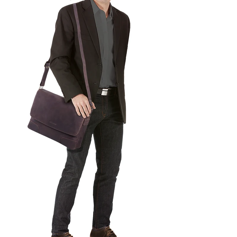 "Miro" Messenger Bag Leder
