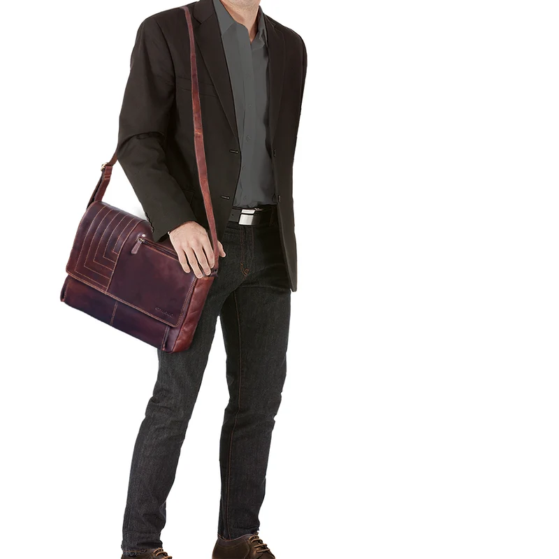 "Harvey" Ledertasche Herren 15,6 Zoll