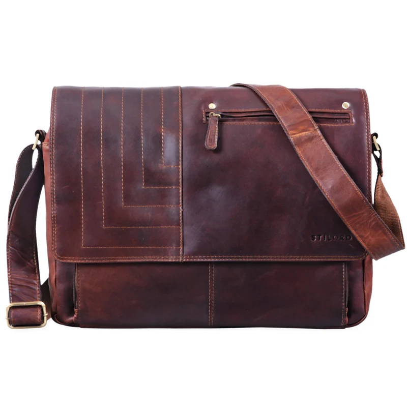 "Harvey" Ledertasche Herren 15,6 Zoll