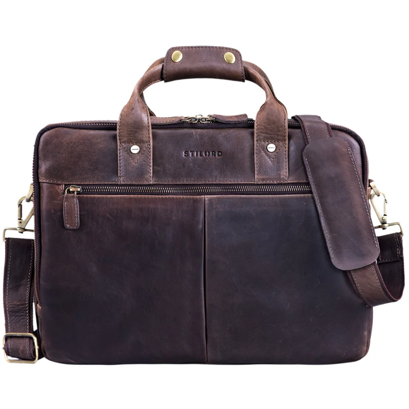 "Enzo" Vintage Aktentasche elegant groß