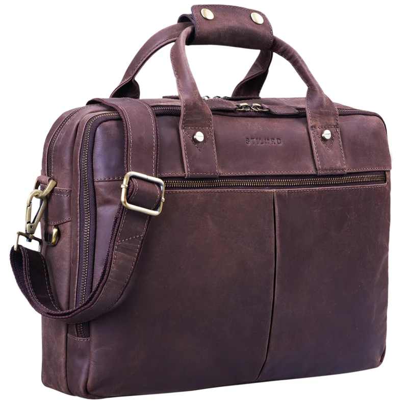 "Enzo" Vintage Aktentasche elegant groß