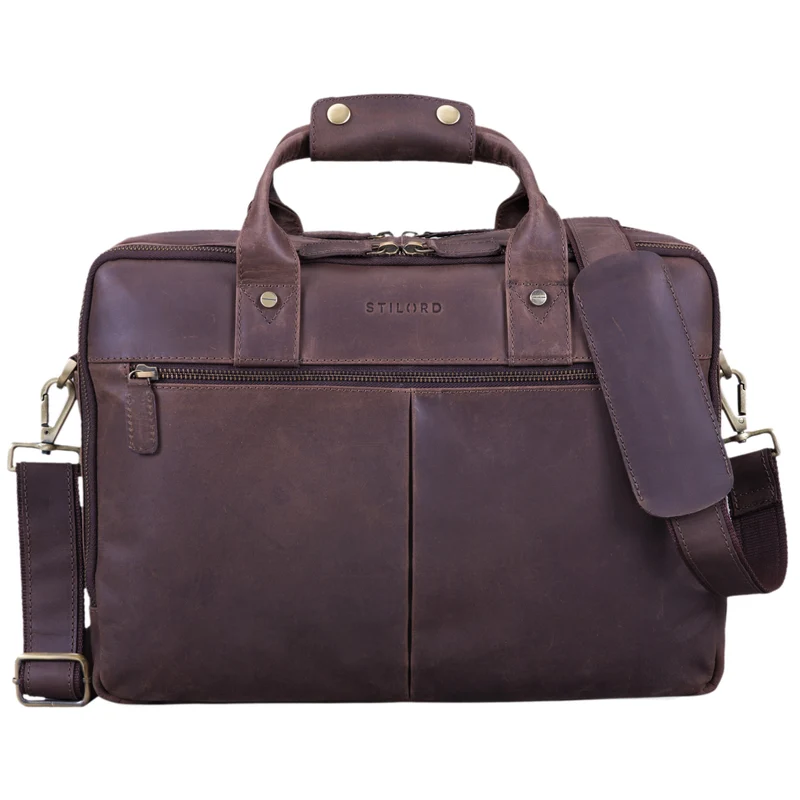 "Enzo" Vintage Aktentasche elegant groß