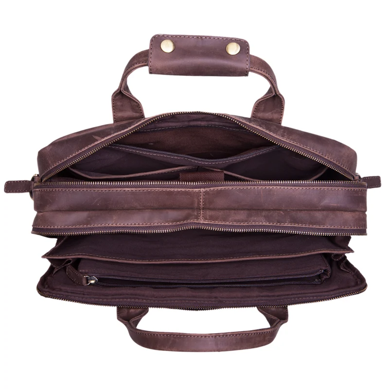 "Enzo" Vintage Aktentasche elegant groß