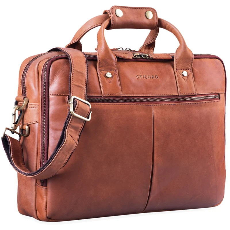 "Enzo" Vintage Aktentasche elegant groß