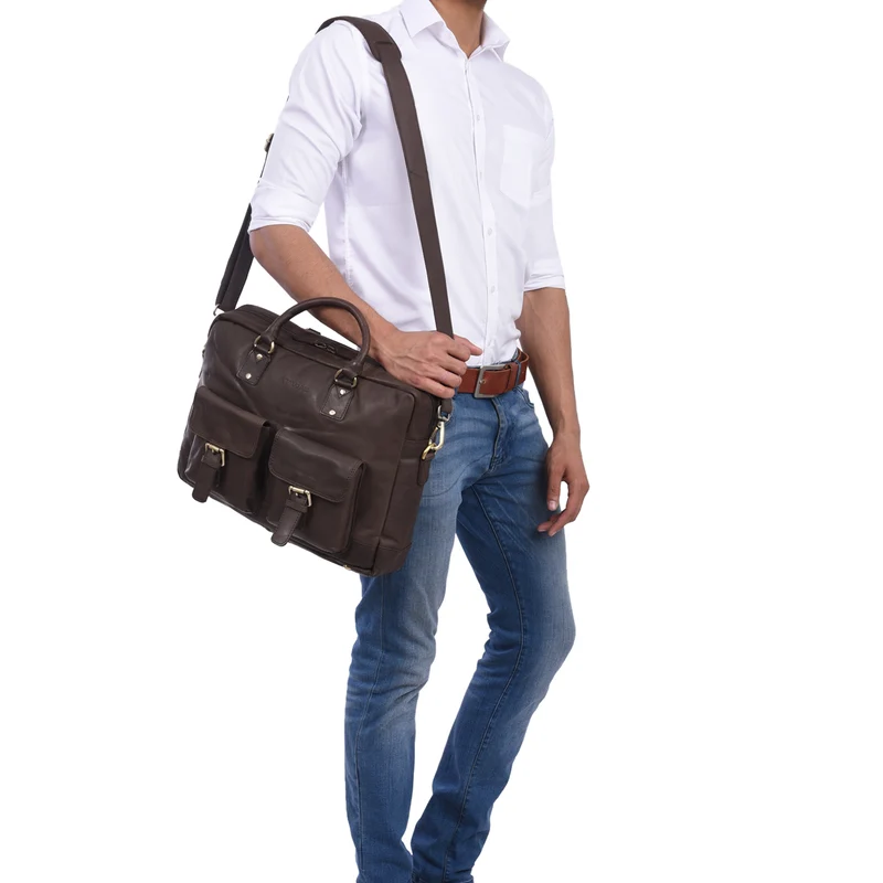 "Noam" Businesstasche Leder Herren Damen