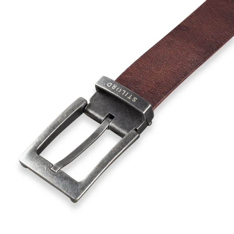 Ledergürtel Herren Braun Universal Kürzbar