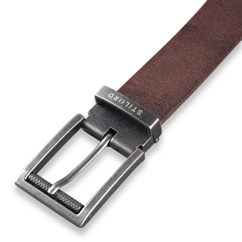 Ledergürtel Herren Braun Universal Kürzbar