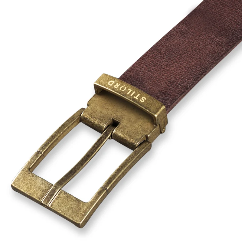 Ledergürtel Herren Braun Universal Kürzbar