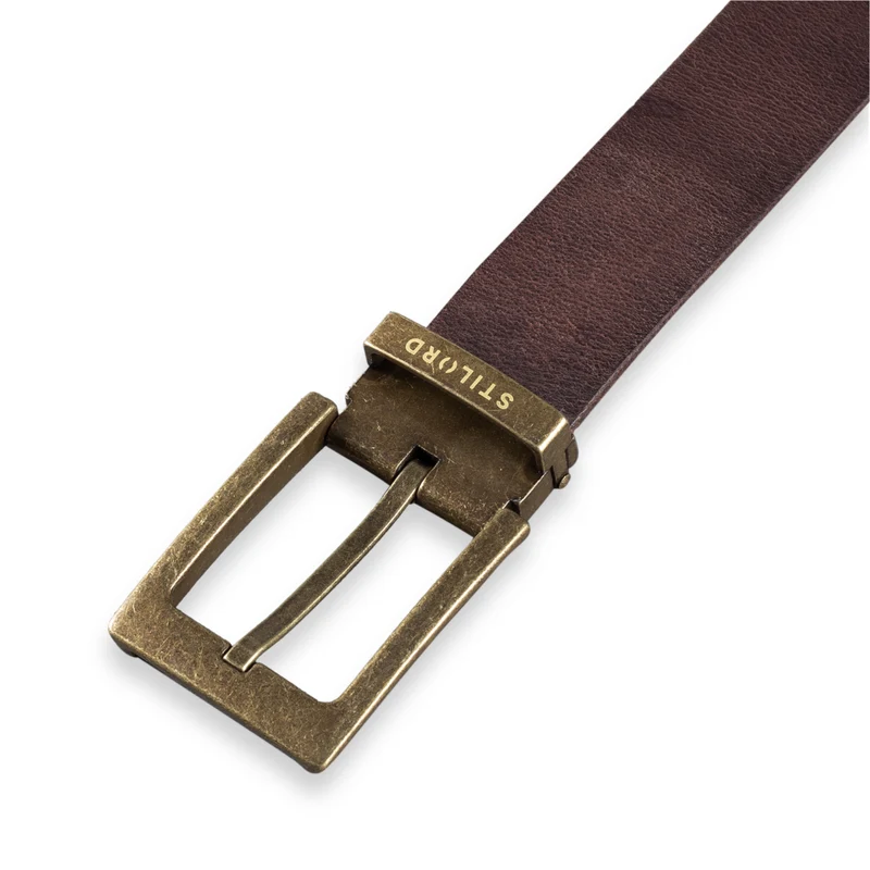 Ledergürtel Herren Braun Universal Kürzbar