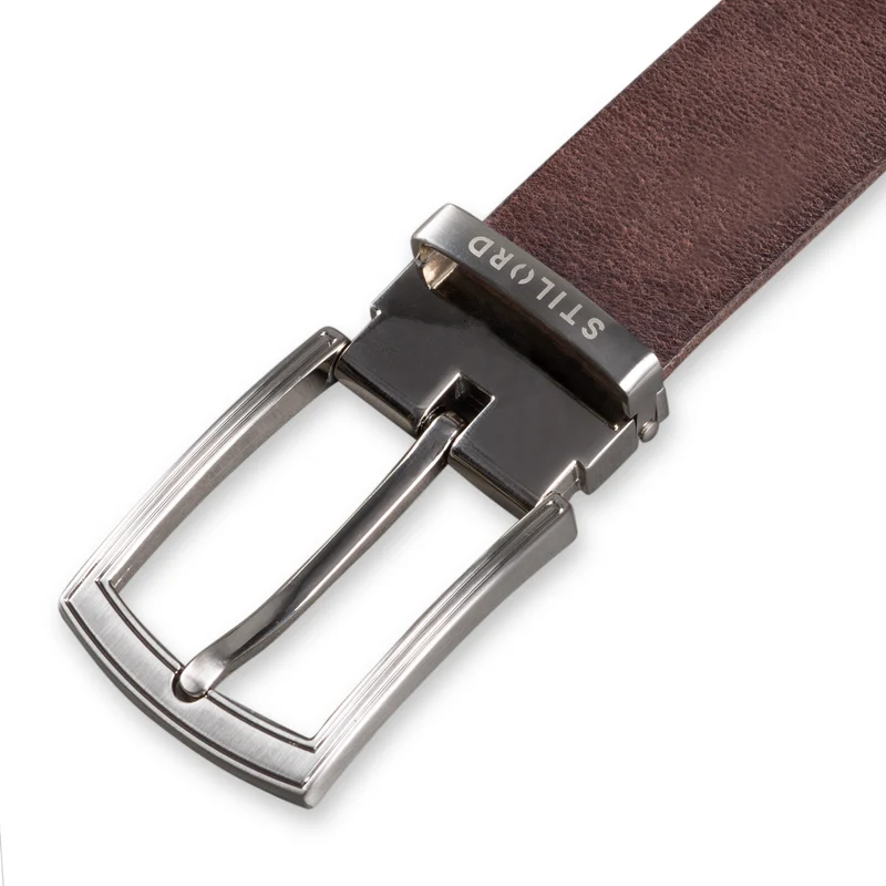 Ledergürtel Herren Braun Universal Kürzbar