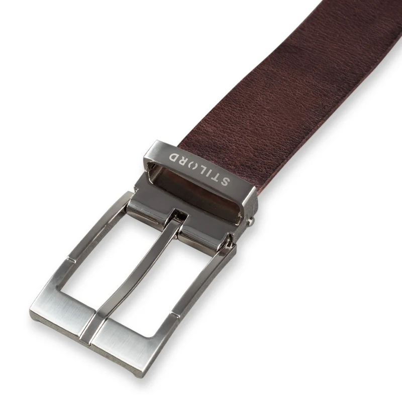 Ledergürtel Herren Braun Universal Kürzbar