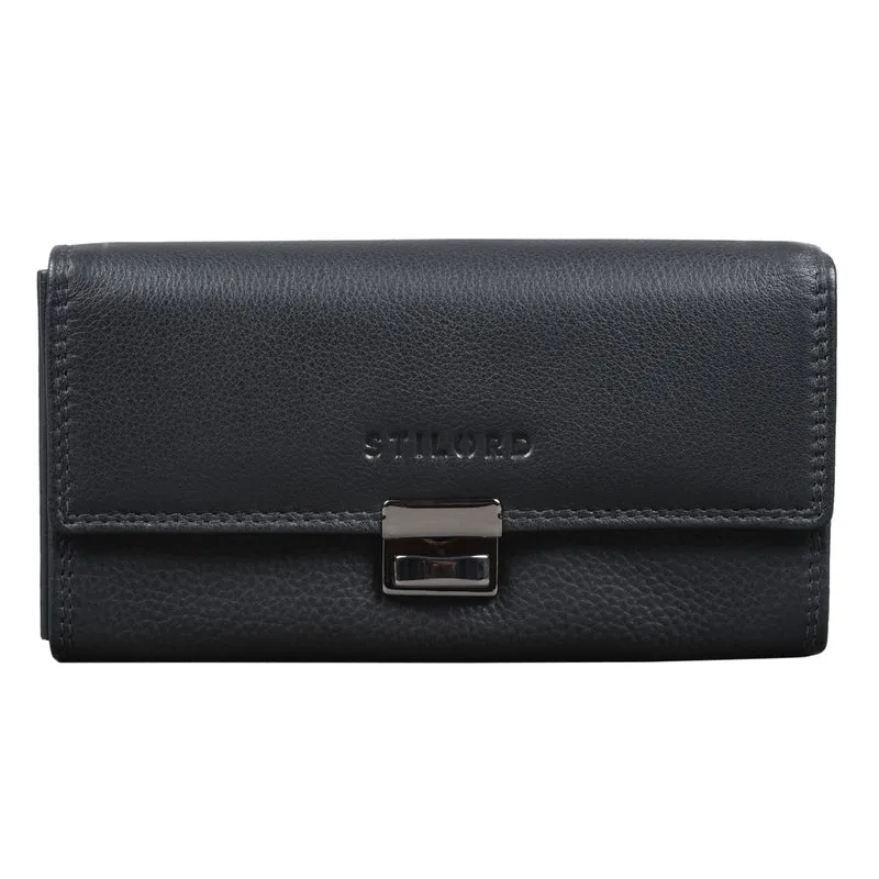 STILORD "Ivy" Kellnerbörse Leder mit Holster