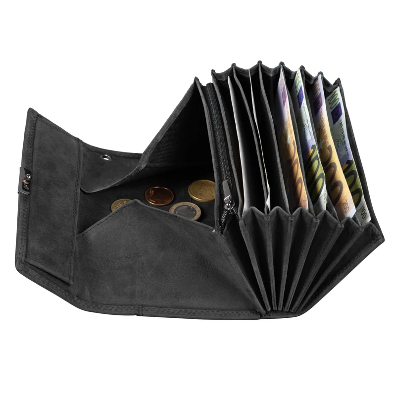 STILORD "Ivy" Kellnerbörse Leder mit Holster