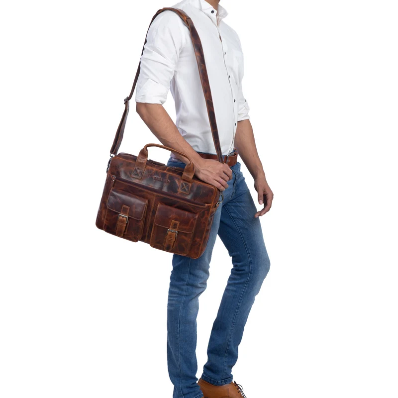 "Frederico" Leder Aktentasche 13,3 Zoll
