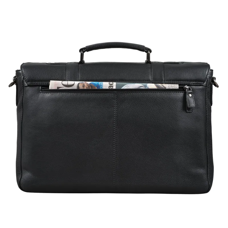 "Pontius" Vintage Aktentasche Männer Leder