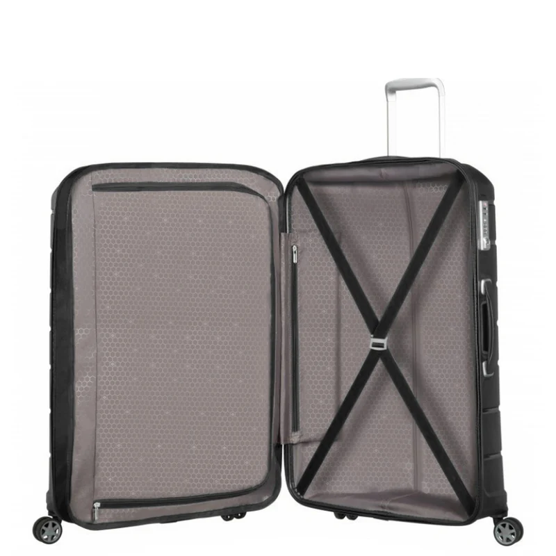 Samsonite Flux 4-Rollen-Trolley M 68 cm erw. (black)
