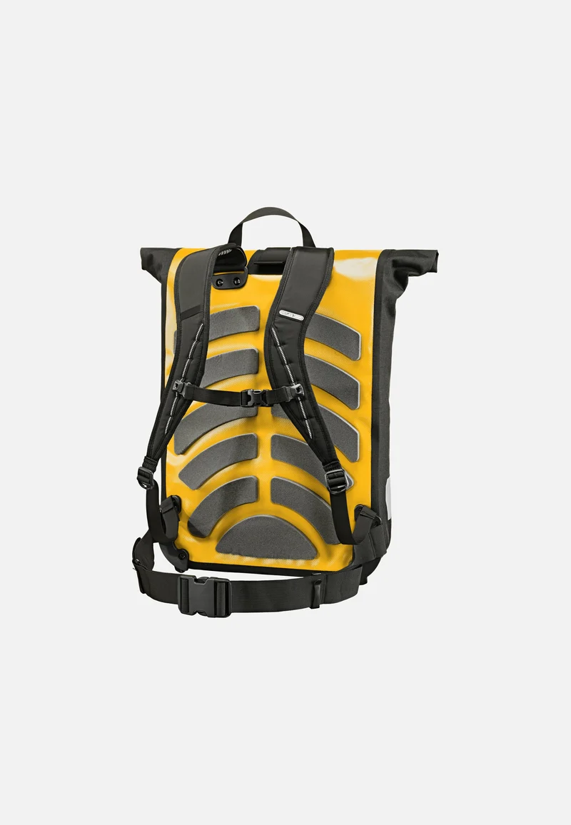 Messenger-Bag Sonnengelb Schwarz - Rolltop Rucksack
