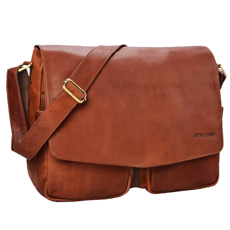 "Leonardo" Herren Ledertasche Umhängetasche