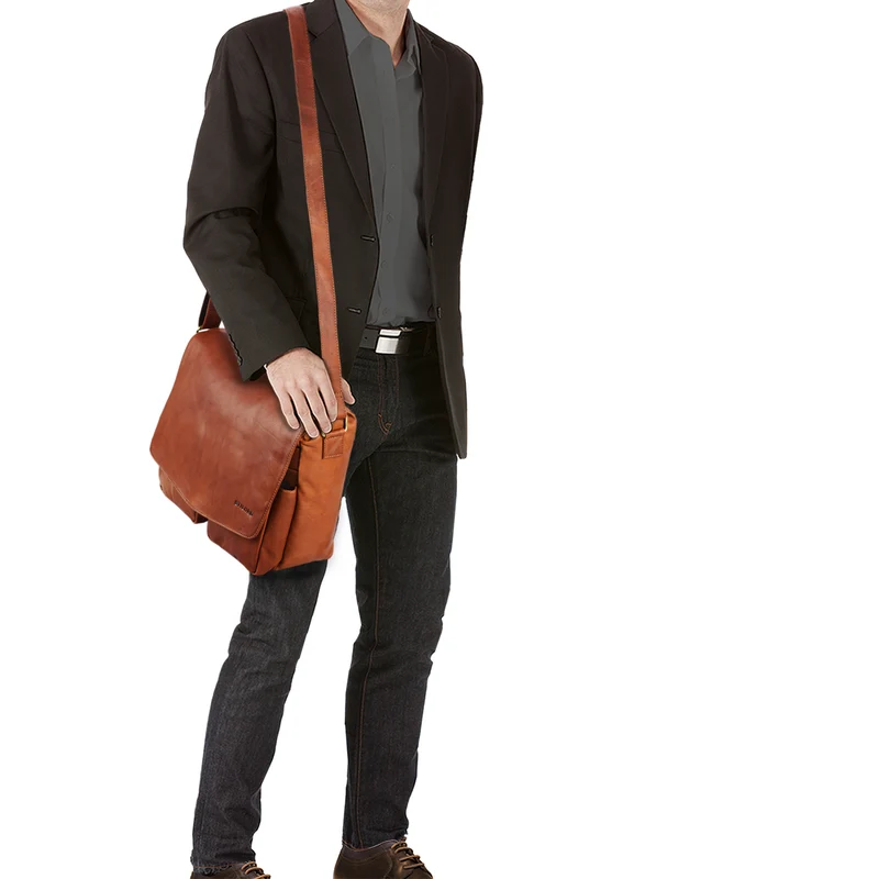 "Leonardo" Herren Ledertasche Umhängetasche