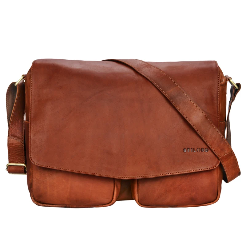 "Leonardo" Herren Ledertasche Umhängetasche