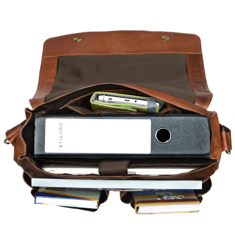 "Leonardo" Herren Ledertasche Umhängetasche