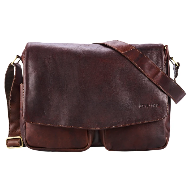 "Leonardo" Herren Ledertasche Umhängetasche