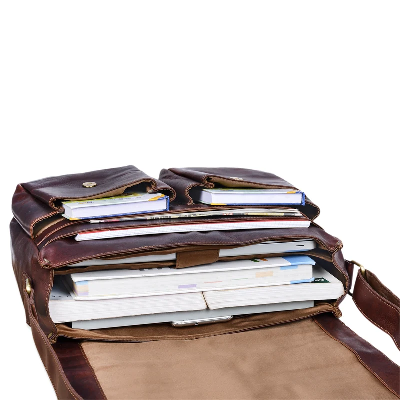 "Leonardo" Herren Ledertasche Umhängetasche