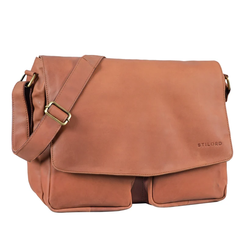 "Leonardo" Herren Ledertasche Umhängetasche