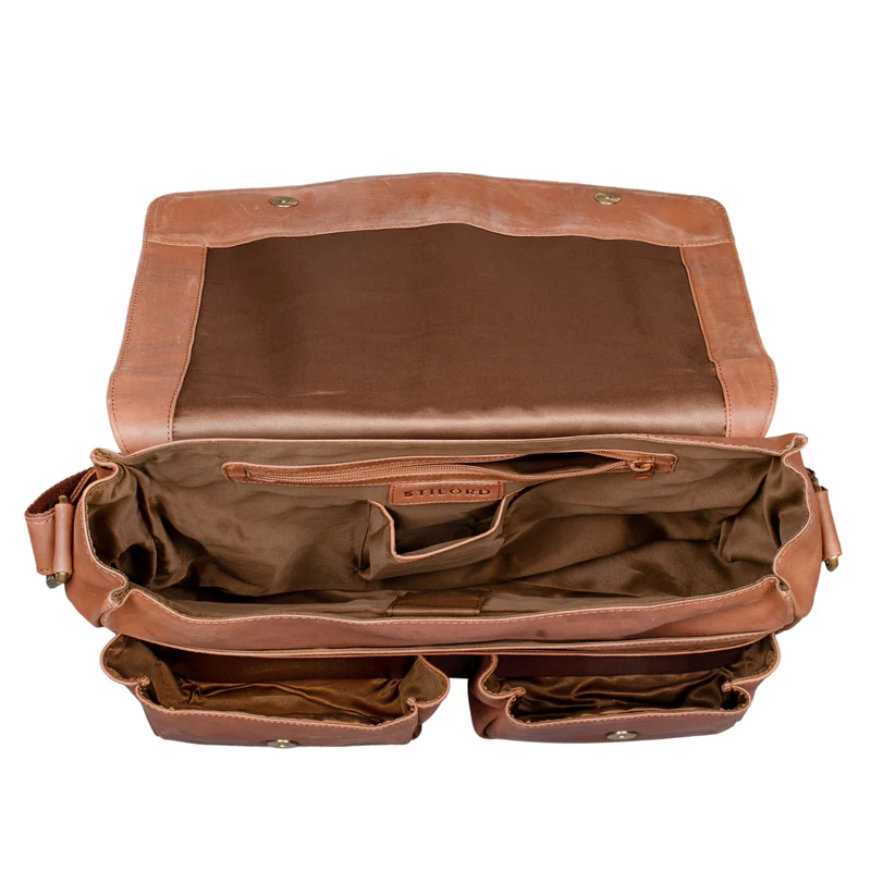 "Leonardo" Herren Ledertasche Umhängetasche