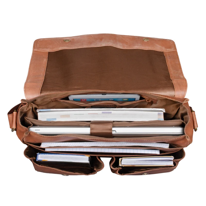 "Leonardo" Herren Ledertasche Umhängetasche
