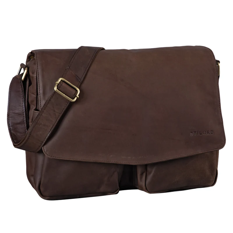 "Leonardo" Herren Ledertasche Umhängetasche