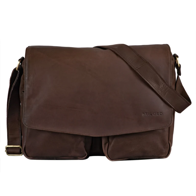 "Leonardo" Herren Ledertasche Umhängetasche