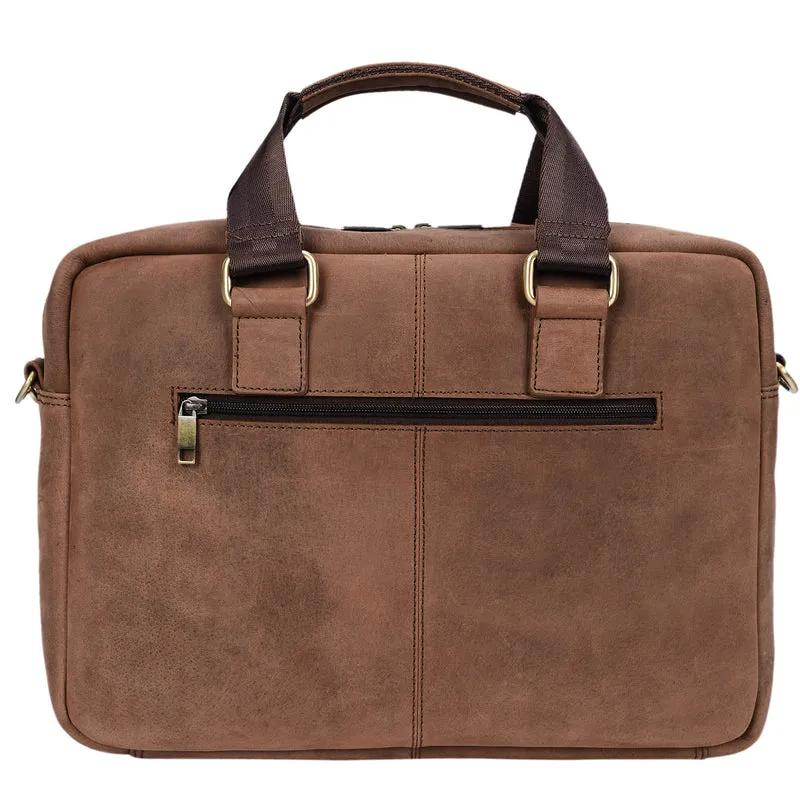 "Vito" Vintage Businesstasche Leder Herren Damen