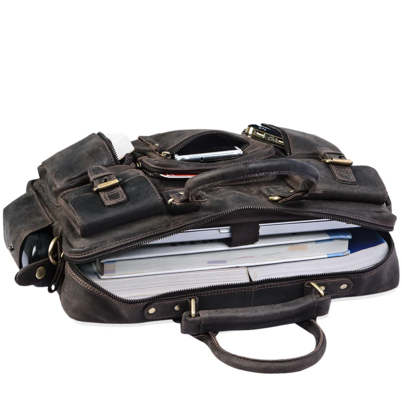 "Discovery" große Vintage Lehrertasche College Bag