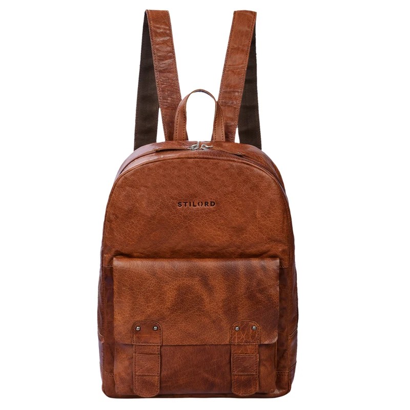 "Nalos" Rucksack Leder braun Vintage