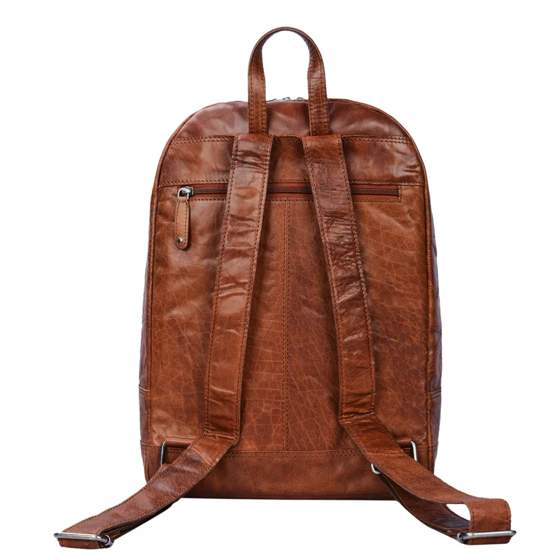 "Nalos" Rucksack Leder braun Vintage