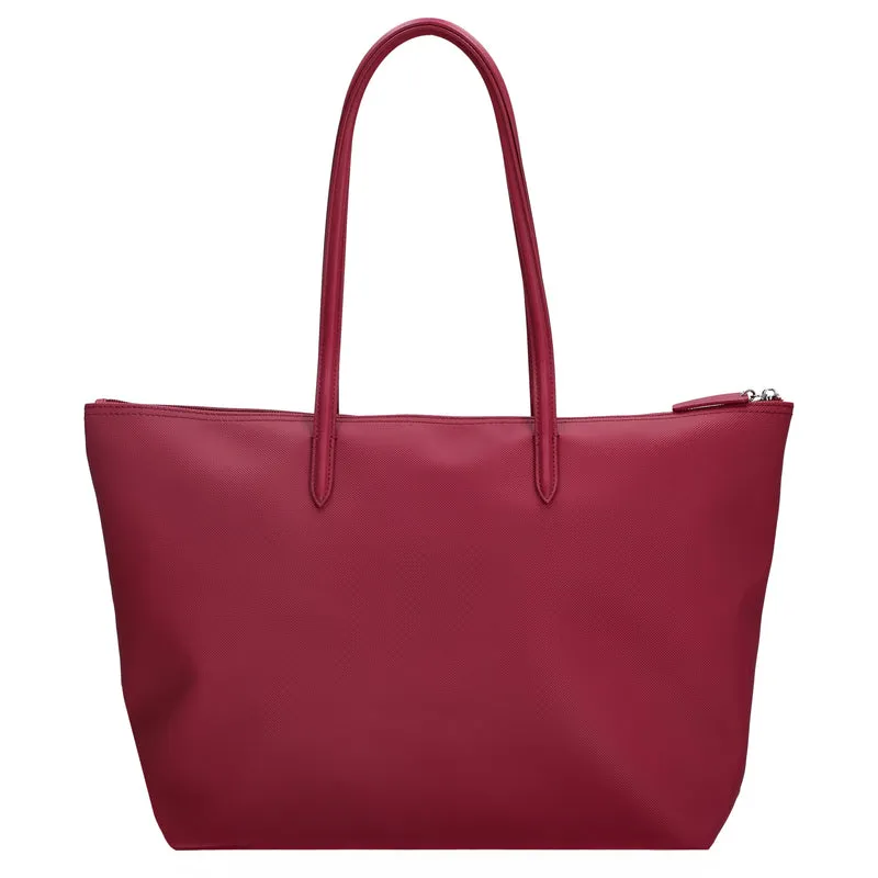 Lacoste L. 12.12 Concept - Shopper L 34 cm (rubine)