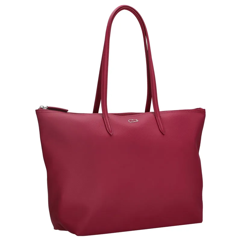 Lacoste L. 12.12 Concept - Shopper L 34 cm (rubine)