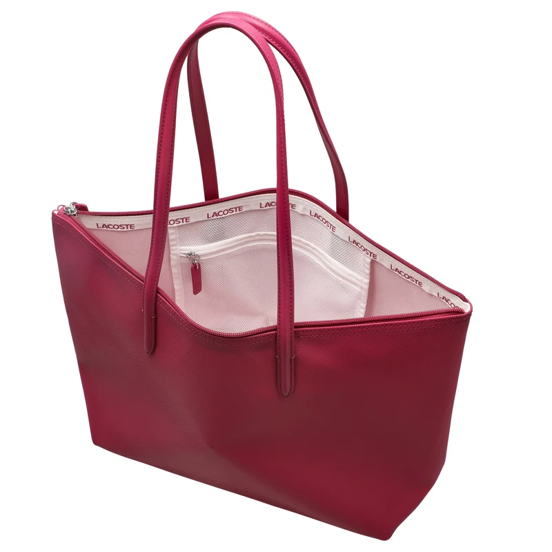 Lacoste L. 12.12 Concept - Shopper L 34 cm (rubine)