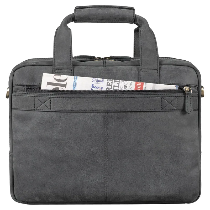"Experience" XL Aktentasche Leder Herren Große 15,6 Zoll Laptoptasche