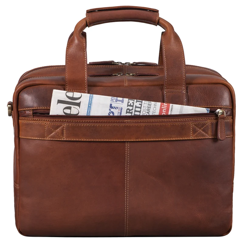 "Experience" XL Aktentasche Leder Herren Große 15,6 Zoll Laptoptasche